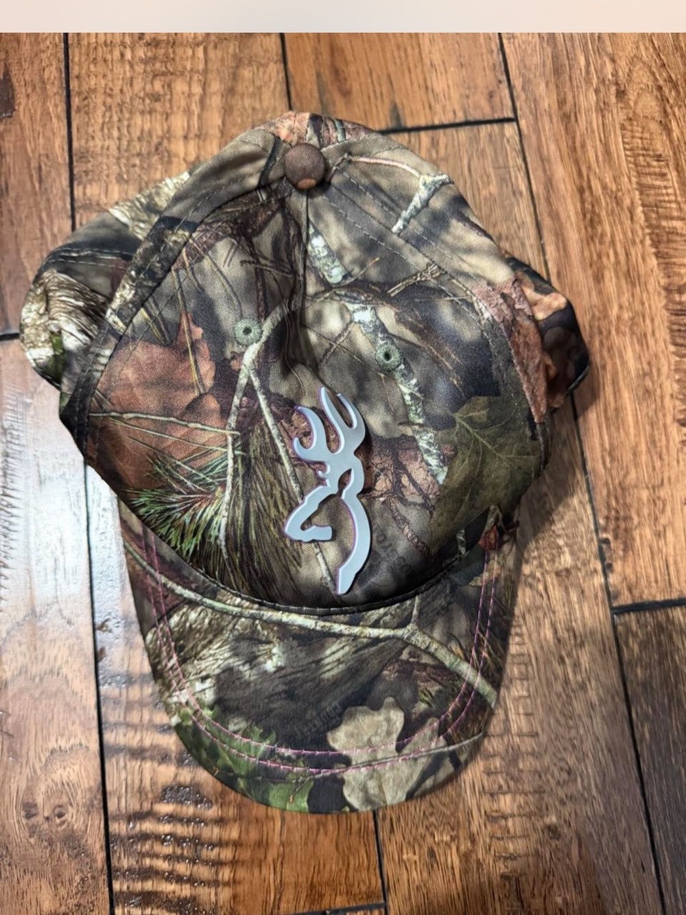 Browning Camouflage Buckmark Baseball Cap - Brown/Green
